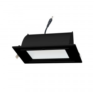 Spot LED directionnel rectangulaire - CCT - 38W - Noir - 120° Driver LIFUD