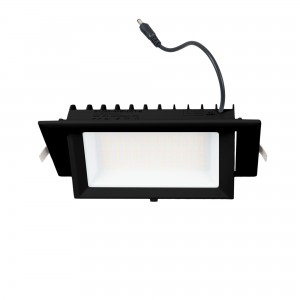 Spot LED directionnel rectangulaire - CCT - 38W - Noir - 120° Driver LIFUD