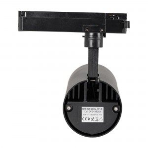 Projecteur LED pour rail monophasé 35W CCT - ZOOM 20º- 60º - CRI 90