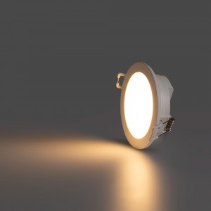 Spot encastrable extérieur 5W - IP65 - 3000K - Dimmable TRIAC - Collerette interchangeable - Découpe Ø68mm