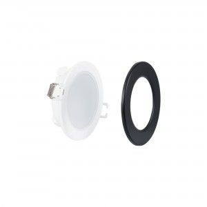 Spot encastrable extérieur 5W - IP65 - 4000K - Dimmable TRIAC - Collerette interchangeable - Découpe Ø68mm