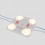 Module LED carré pour signalisation - 3,6W - 220V AC - IP65 - 165º - 4000K