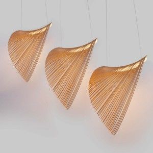 Lampe suspension design en bois "Bogam 40" - 14W - ø 40cm