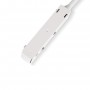 Connecteur électrique en X pour rail magnétique 20mm - Blanc