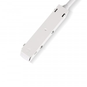 Connecteur électrique en X pour rail magnétique 20mm - Blanc