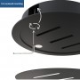 Pavillon central encastrable pour lampe 'Axia'