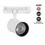 Spot LED architectural pour rail triphasé - CCT - 40W - CRI 90 - KGP Driver