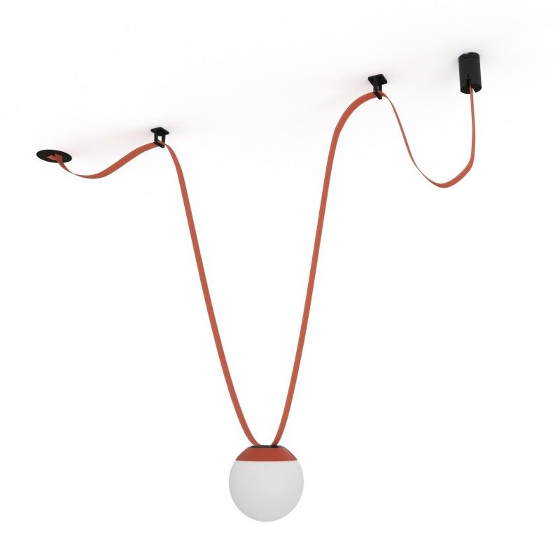 Lampe configurable "Axia 1" - KIT lampe boule 12W + ruban textile conducteur + accessoires