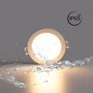 Spot encastrable extérieur 5W - IP65 - 3000K - Dimmable TRIAC - Collerette interchangeable - Découpe Ø68mm