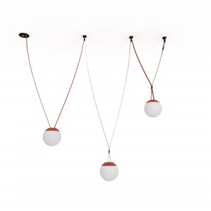 Lampe configurable "Axia 6" - KIT 3 lampes boules 12W + ruban textile électrique + accessoires