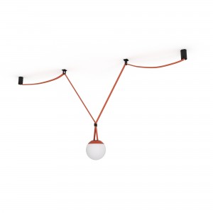 Lampe configurable "Axia 3" - KIT lampe boule 12W + ruban textile électrique + accessoires