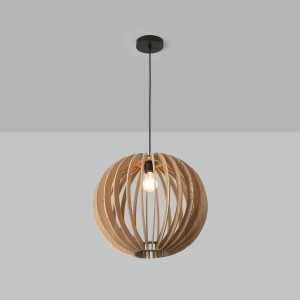 Lampe suspendue en bois...