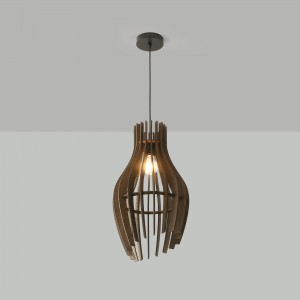 Lampe suspendue en bois...