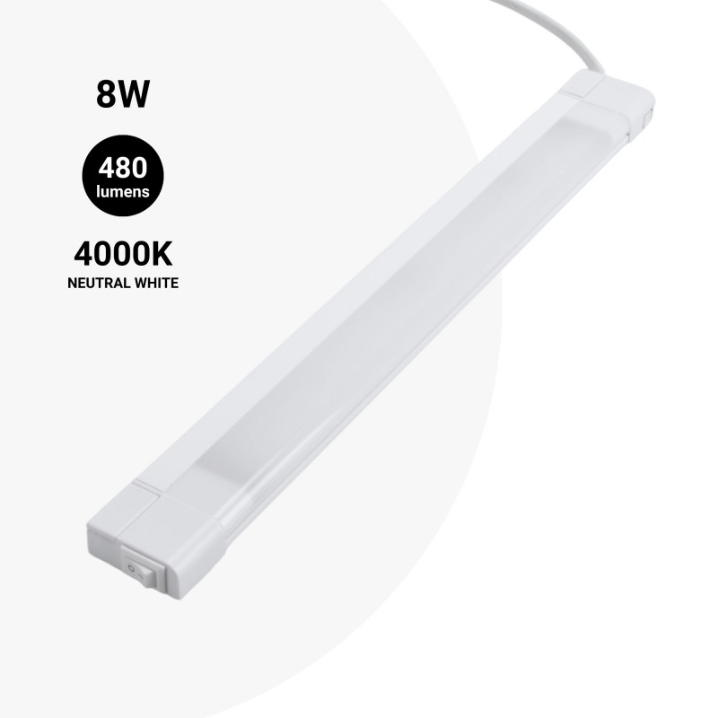 Luminaire LED sous meuble 8W