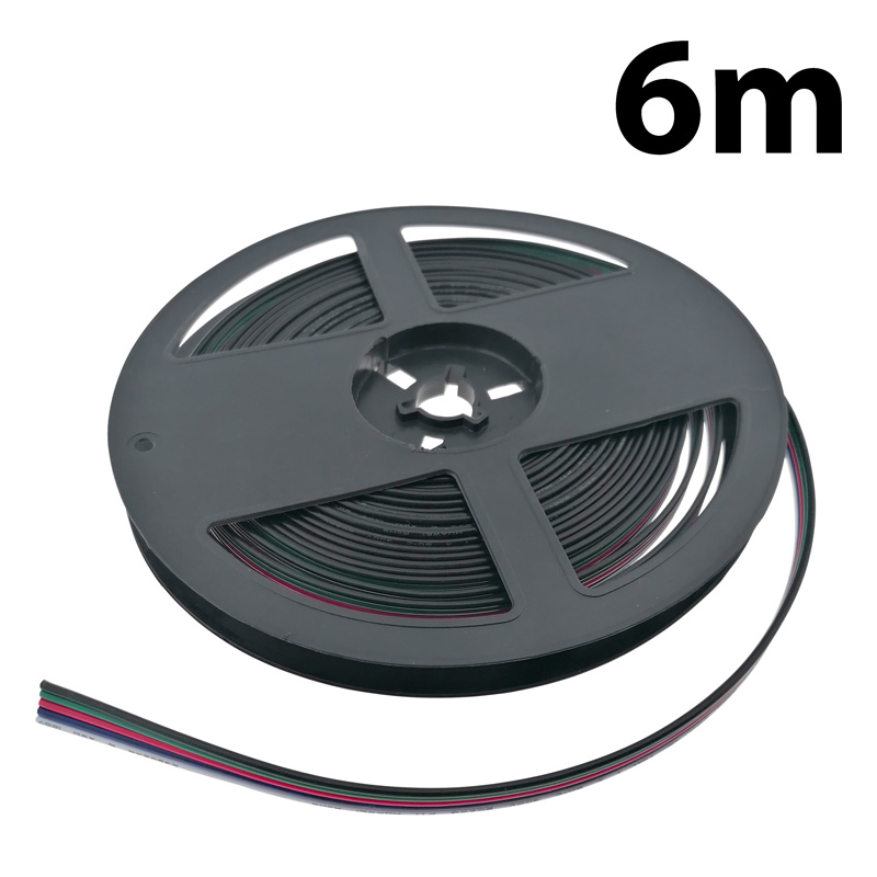 Câble pour Ruban LED RGBW 5 Fils 0,33mm² Vendu au Mètre