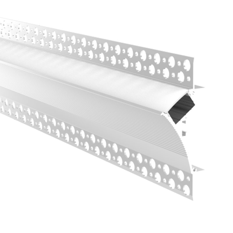 Profilé Aluminium Encastré dans Plâtre / Placo 2m pour Ruban LED