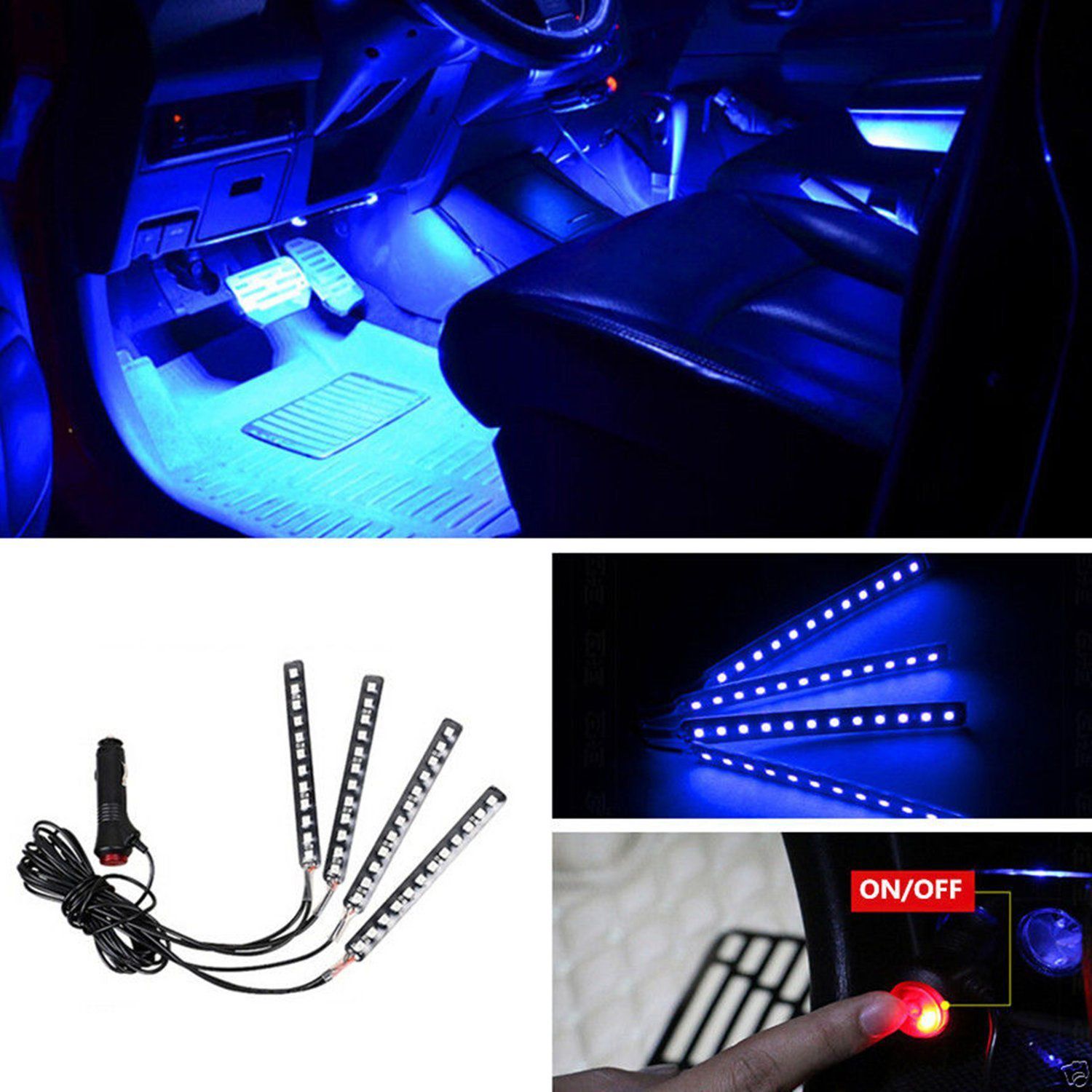 Acheter Kit de bandes LED RGB pour voitures avec contrôle par Wifi